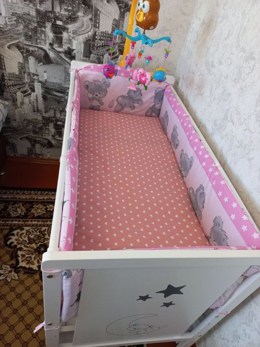 Кроватка дитяча + матрац