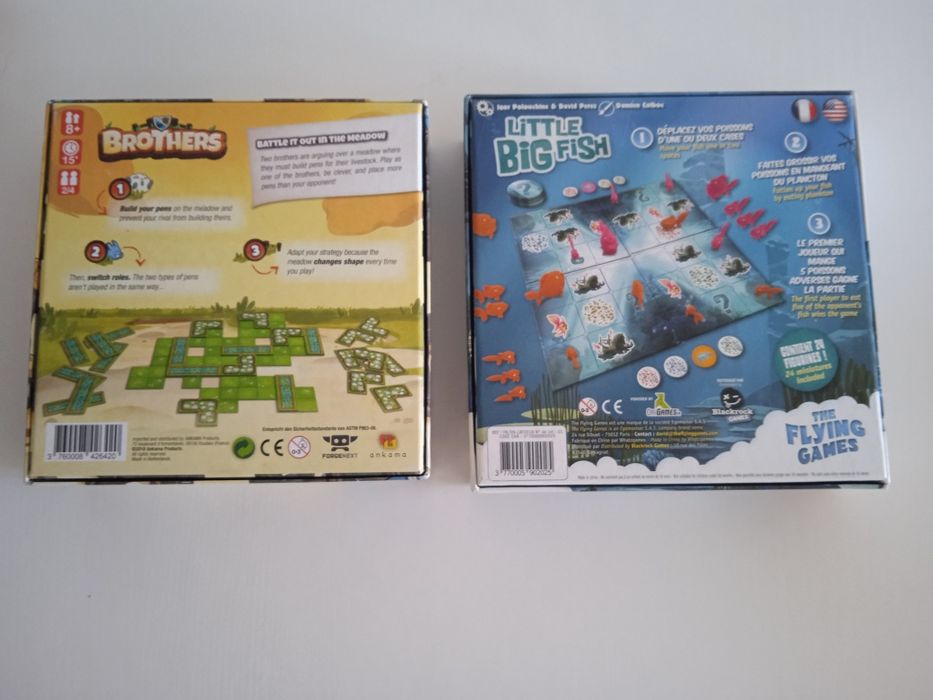2 jogos - "Brothers" e "Litlle big fish"