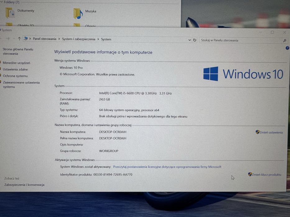 Mocny zestaw PC z monitorem 4K – idealny do gier i pracy