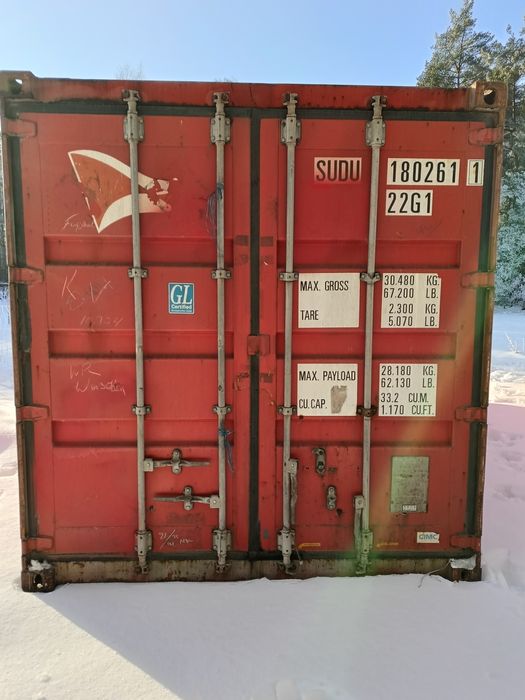 Kontener morski,magazyn 20' DC