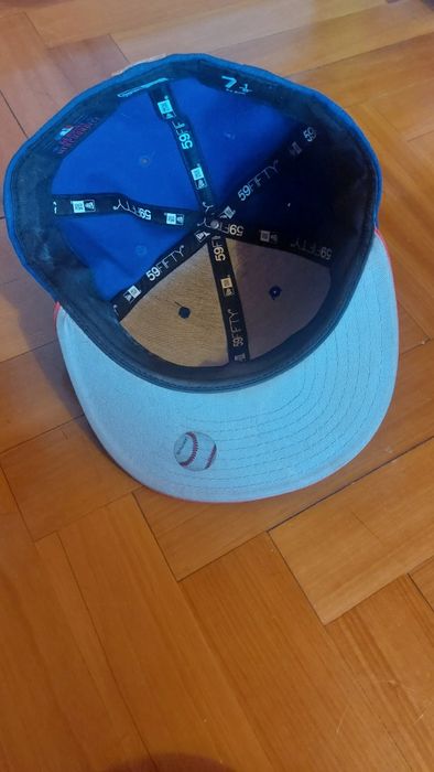 Cap New Era 59Fifty Boston Blue and Pink, Chapéu / Boné Azul e Rosa