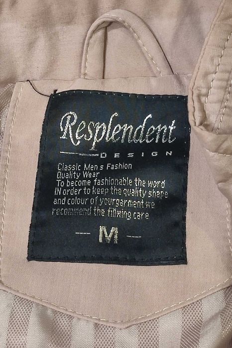 Męska kurtka beżowa przejściowa Resplendent M beżowa jasny brąz