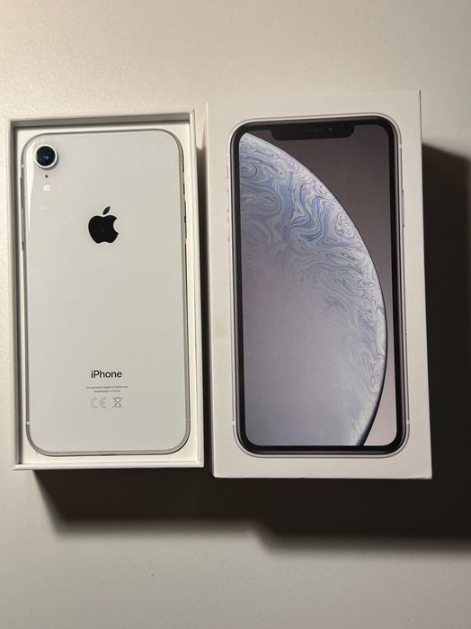 iPhone XR biały 64GB + 15 etui