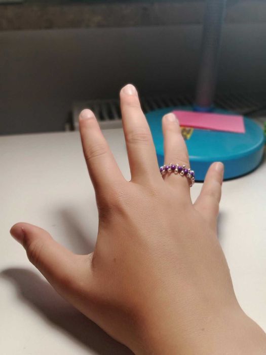 Pierścień z koralików