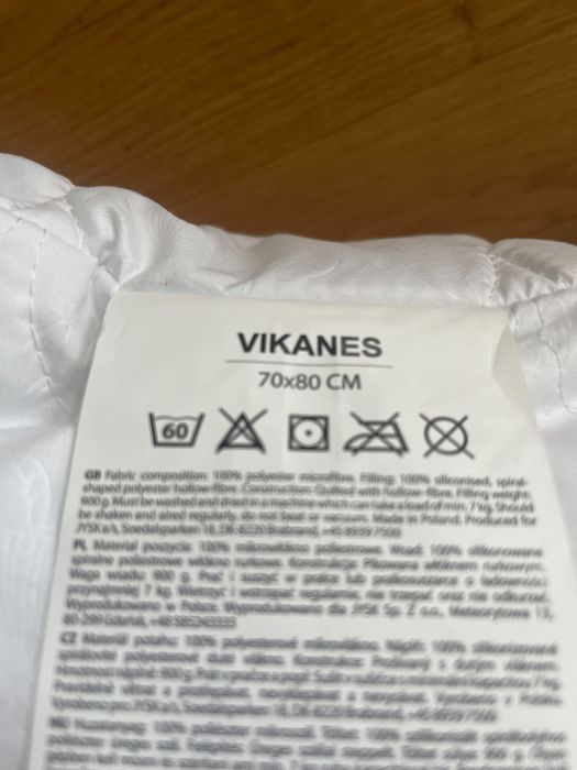 Poduszka Jysk Vikanes 70x80 2szt