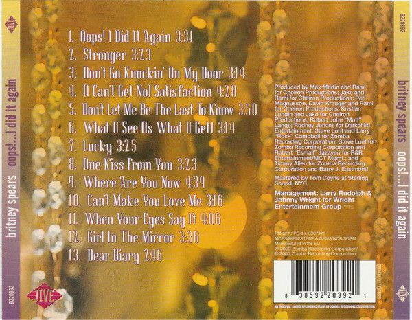 Britney Spears - Oops!...I Did It Again