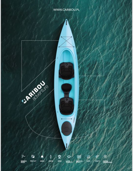 Dekiel kajakowy Caribou Adventure