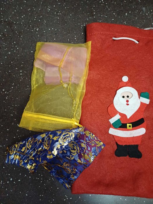 Мешок и мешочки для подарков на Новый Год