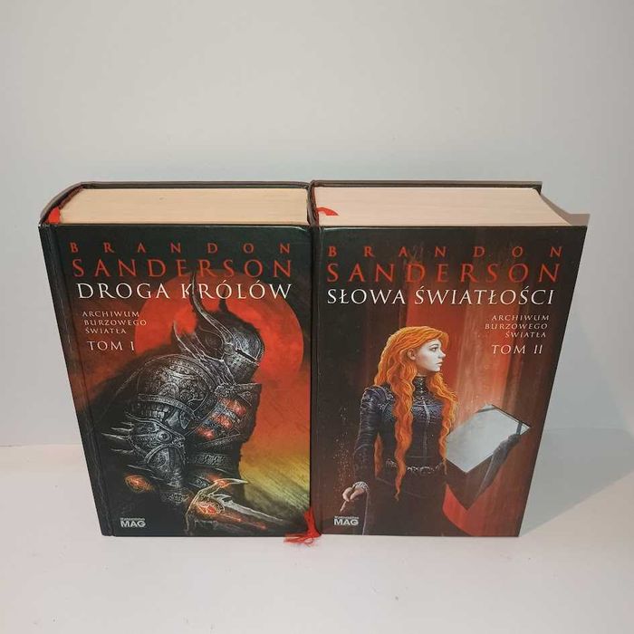 Sanderson Droga Królów + Słowa Światłości  Tom 1 + 2