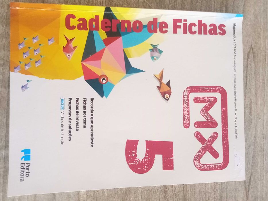 Livros - Cadernos fichas do 5 ano - impecaveis