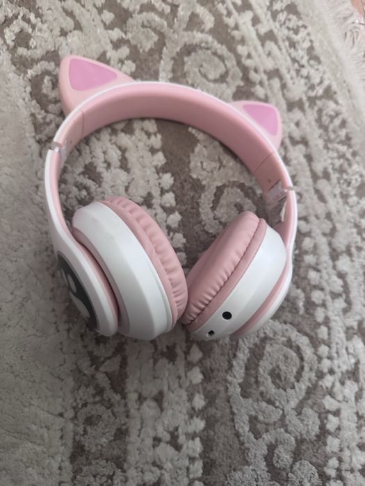 Бездротові навушники з котячими вушками музичний блютуз