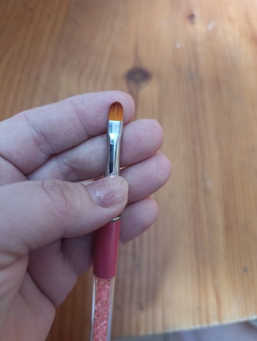 Pędzelek do żelu koci języczek