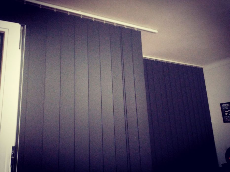 Estores verticais de tecido