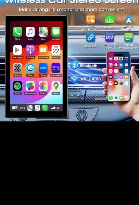 Multimédia 7 polegadas. Novo