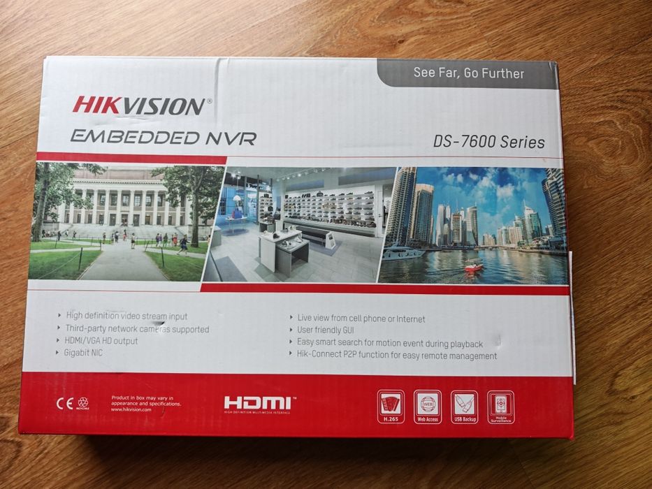 Rejestrator DS-7608NI-K1 (C) alarm Nówka