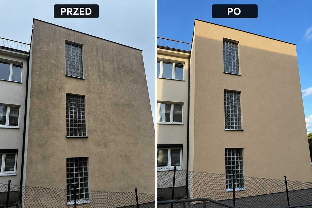 Mycie elewacji i kostki brukowej – szybka wycena
