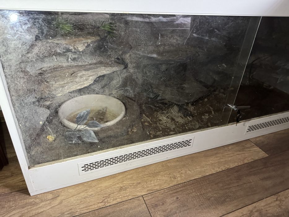 Terrarium  na gada podgrzewane 160 x 70 wys x 50 szer