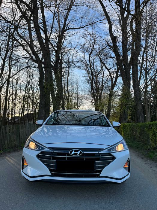Hyundai Elantra 1.6 MPI 128 KM | 2020 | Polska | Udokumentowany Przebieg | Biały Sedan