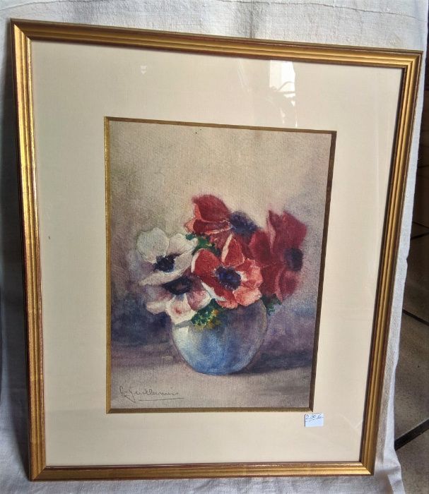 Quadro Natureza Morta Vaso Flores