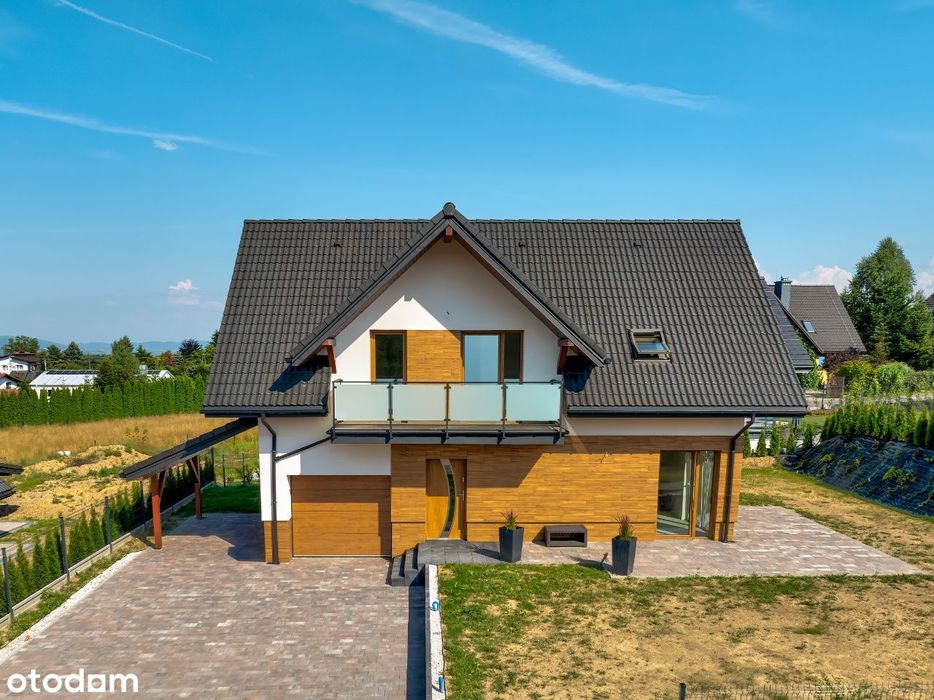 Dom w górach wykończony w Beskidach ok. Szczyrk, Bielsko Biała