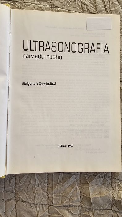 Książka "Ultrasonografia narządu ruchu"