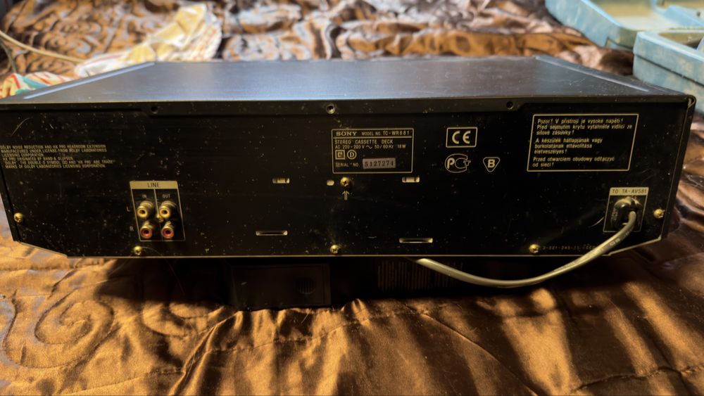 Sony TC-WR 681 deck dwukasetowy