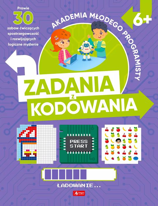 Akademia młodego programisty. Zadania z kodowania. Dragon. Nowy Produkt