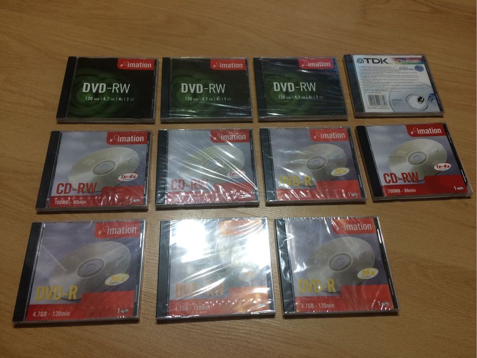 CD’s e DVD’s virgens