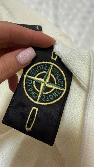 Кардиган зіп Stone Island /в'язана кофта на замку стоун айленд/зипка