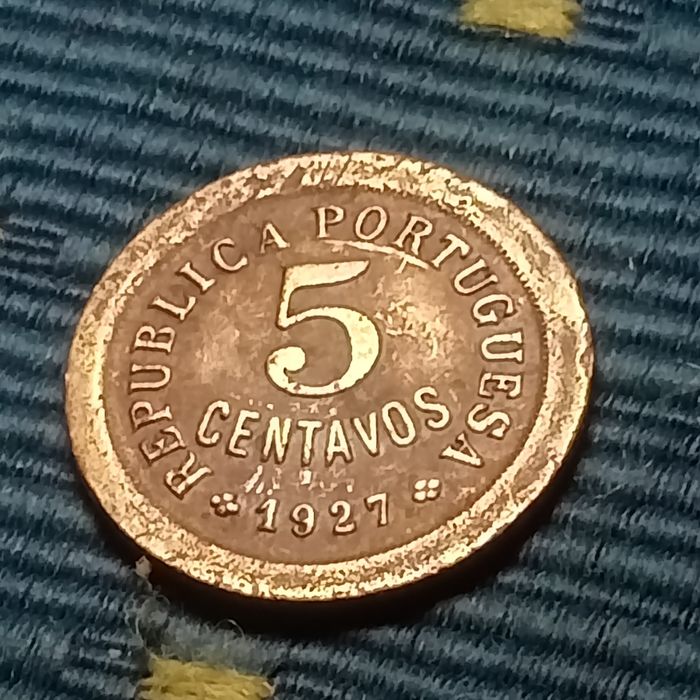 moeda 5 centavos 1927