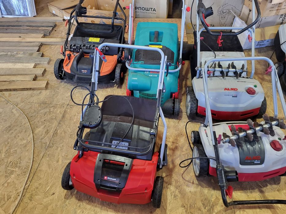 Прокат аераторів скарифікаторів, газонокосарок, щепорізів