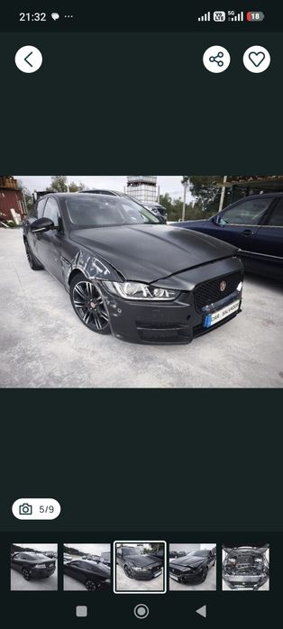 Jaguar XE 2.0 para peças