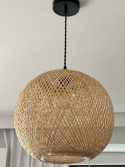 Lampa wisząca bambusowa boho