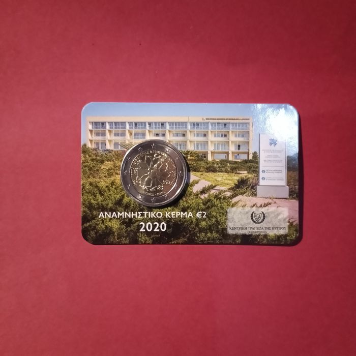 Moeda Coincard Chipre 2020