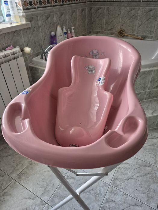 Komplet wanienka 84cm, fotelik maltex plus stelaż