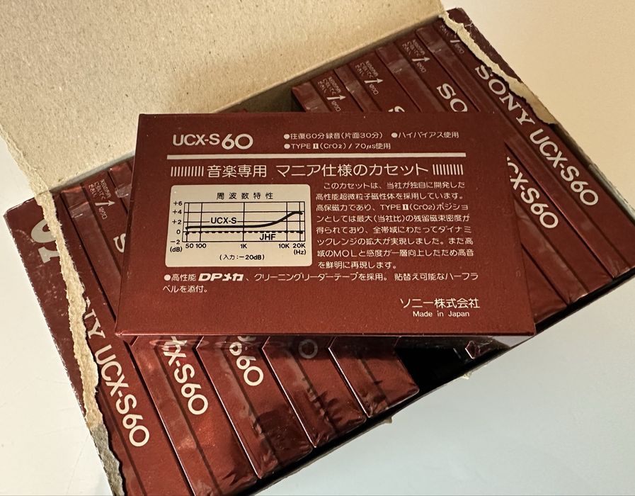 SONY UCX-S 60 High position audio cassette