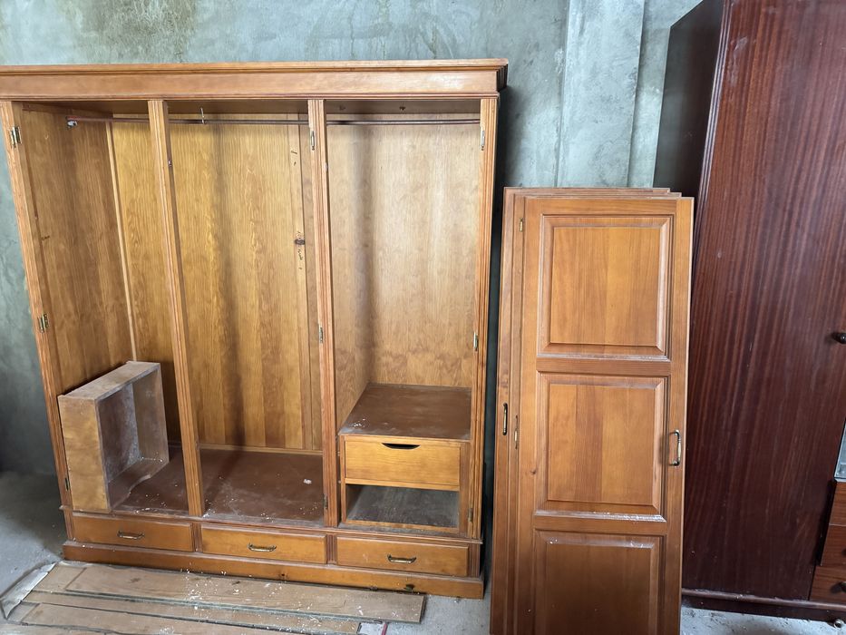 Aramario de madeira completo