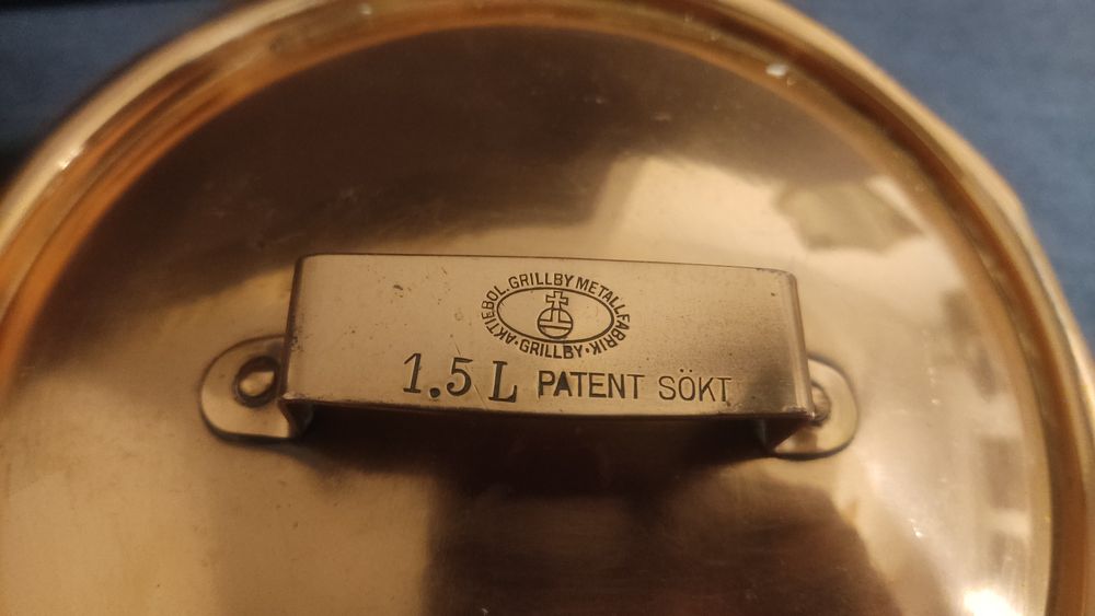 Rondel miedziany vintage