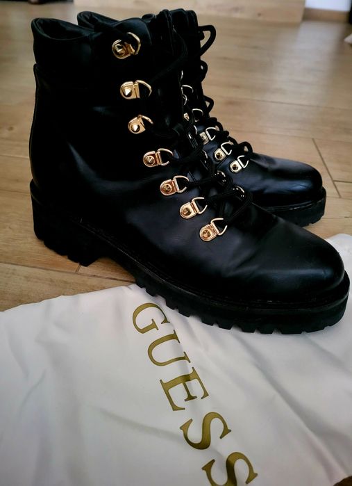 Trapery Guess rozm 40 Botki Półbuty Najnowsza Kolekcja Bloggerskie