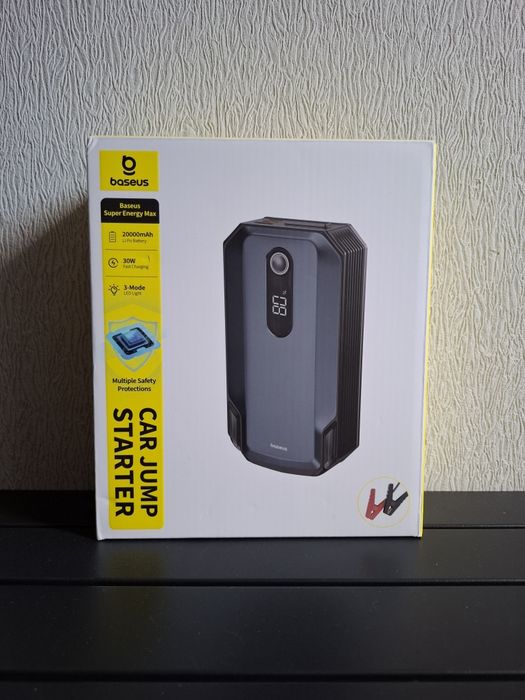 Пусковий зарядний пристрій, бустер Baseus Super Energy Max 20000mAh