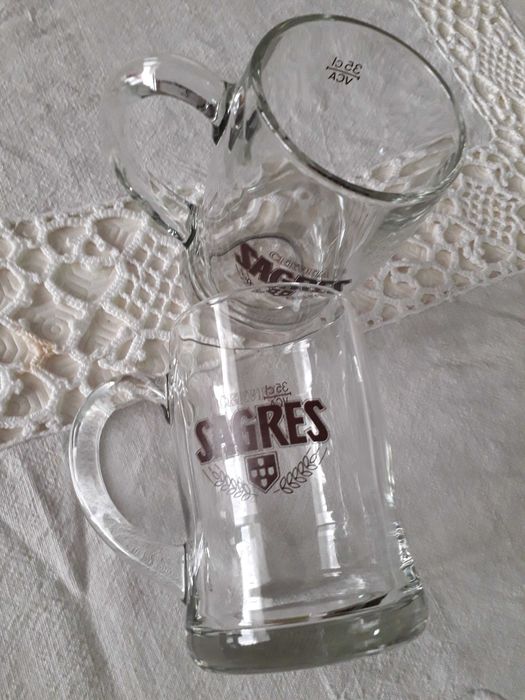 NOVAS 2 Canecas Cerveja Sagres