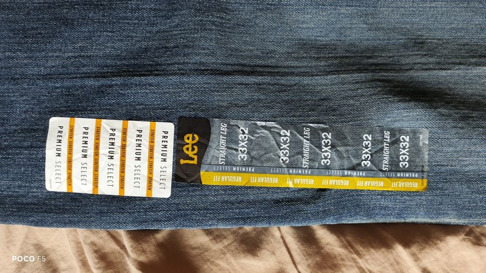 Lee Regular Straight Serpent męskie jeansy rozm 33/32 jak 33/34