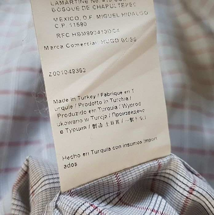 HUGO BOSS рубашка regular fit в клетку Оригинал XL 17 - 43