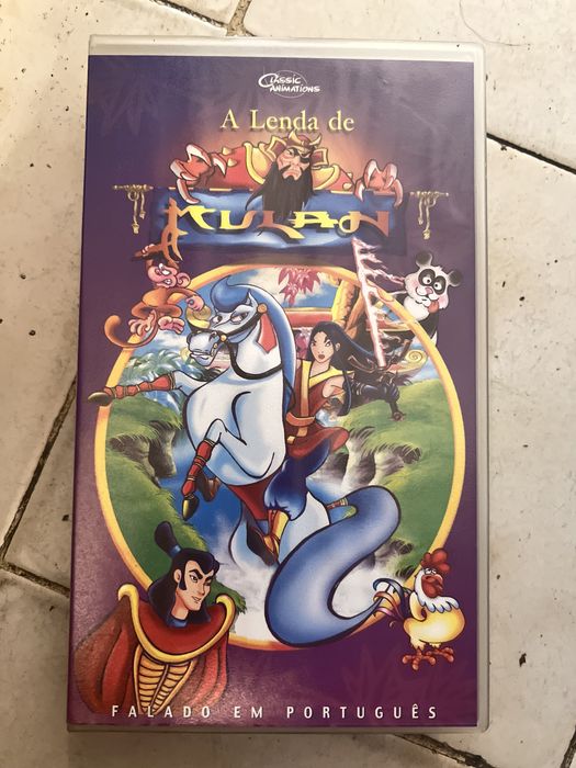 VHS variados para crianças