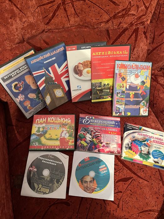 Диски та ігри для вивчення англійської