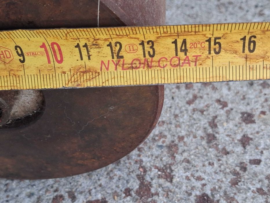 dwa wałki do walca do trawy walec ogrodowy