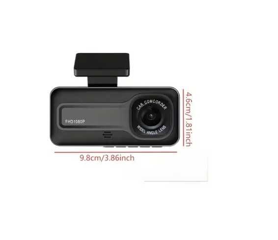 Câmera para interior do carro com lente dupla