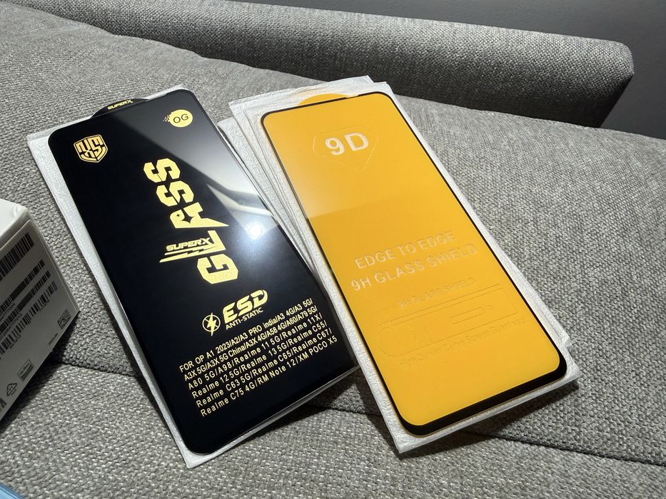 Захисне скло для смартфону Xiaomi Redmi Note 12, Oppo A1, Realme 11, Realme 12, Realme 13, Poco X5