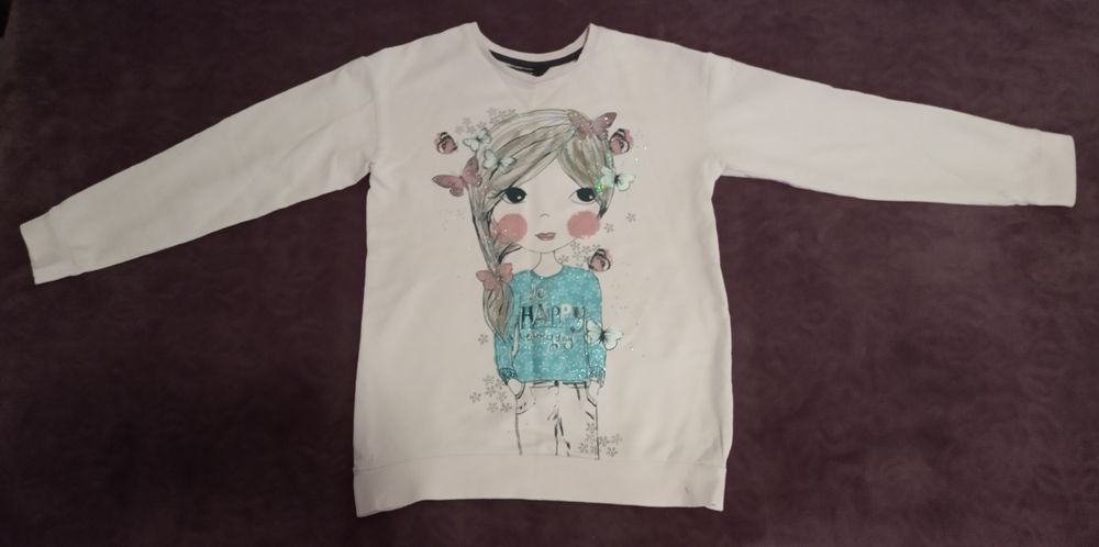 Дитяча рожева кофтинка 128-135 см