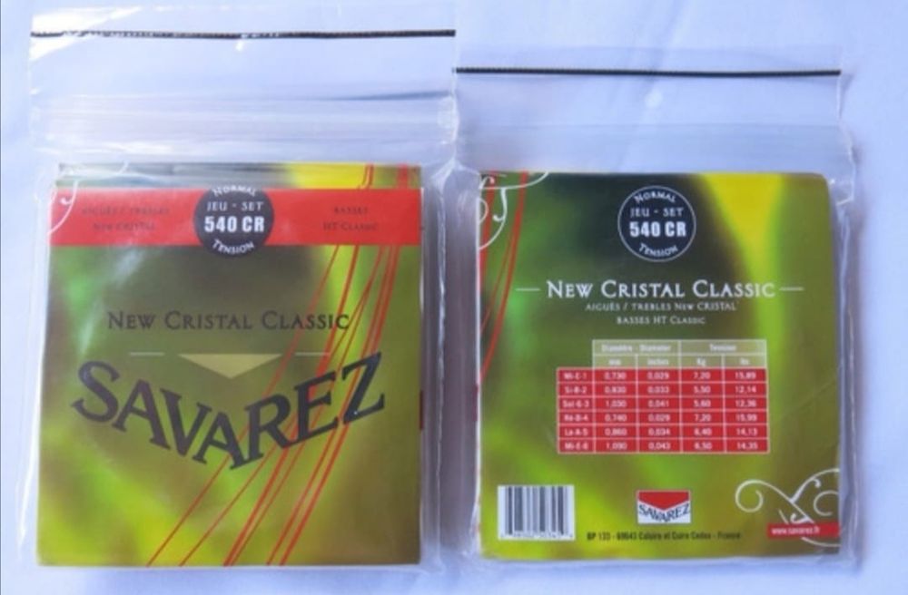 Conjunto de cordas de Nylon Savarez  para guitarra